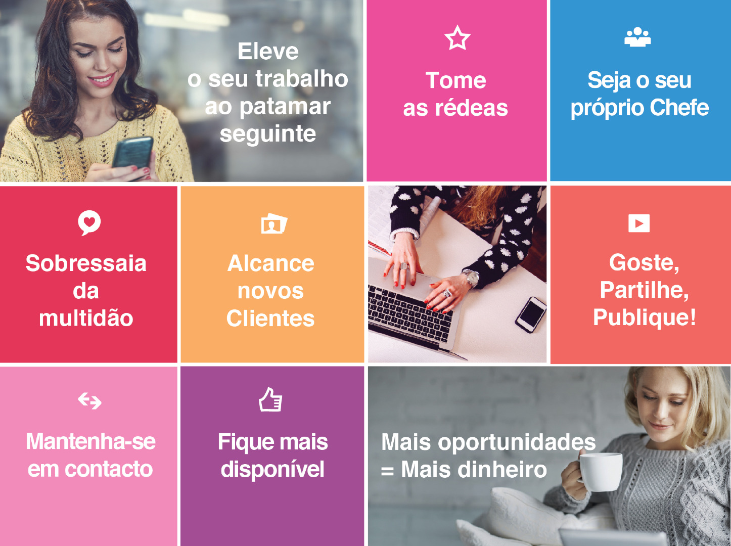 A sua Loja, a sua Escolha, os seus Preferidos, a sua Brochura